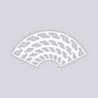 Sabertooth Lg Cup Clay Stencil