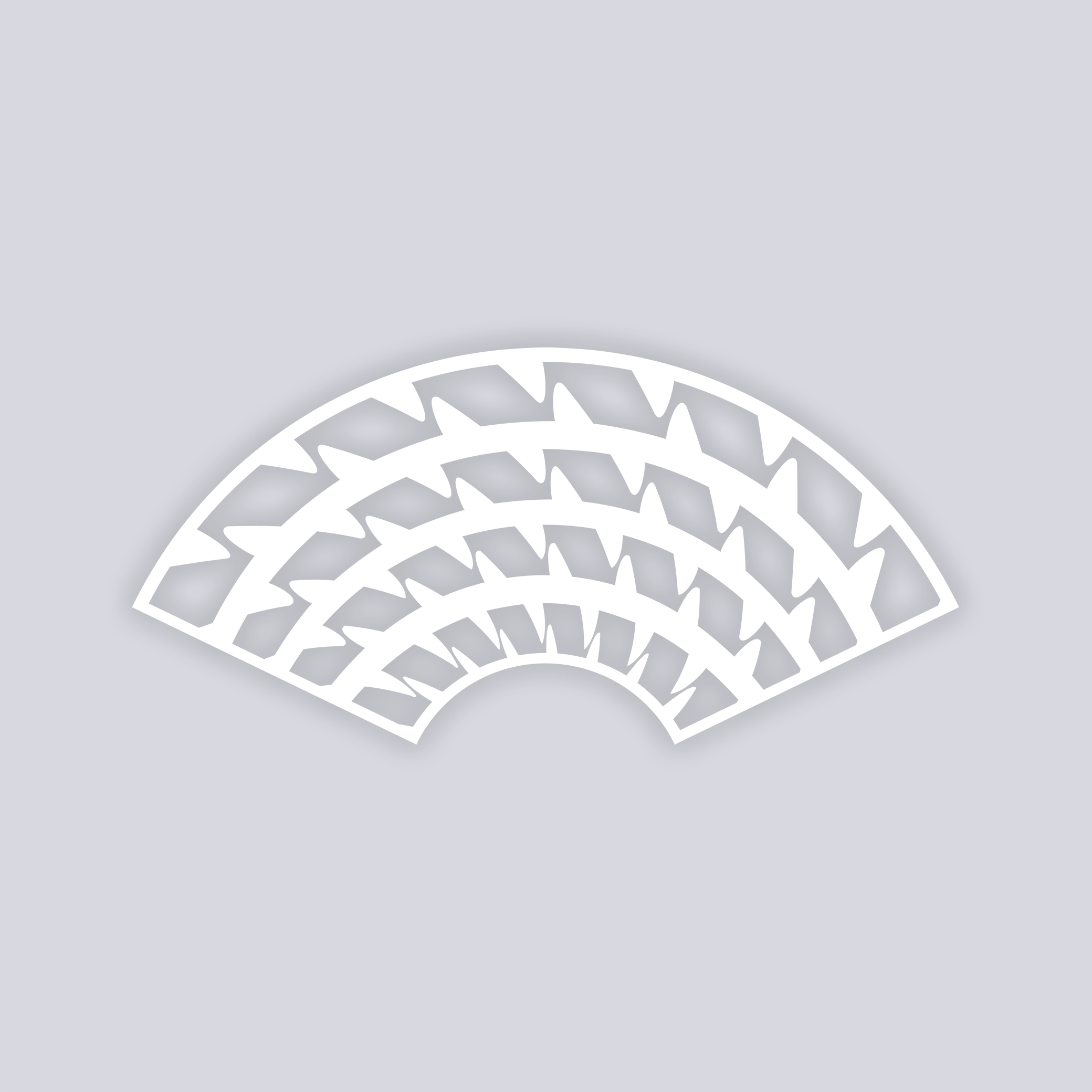 Sabertooth Lg Cup Clay Stencil