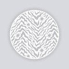 Safari Stardust Circle Clay Stencil