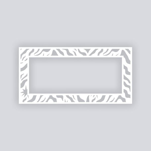 Safari Stardust Rectangle Rim Clay Stencil