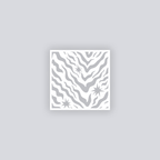 Safari Stardust Square Clay Stencil