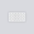 Scribble Chevron Rectangle Clay Face Stencil