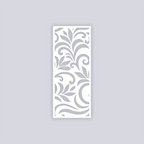 Scrolls Rectangle Face Clay Stencil