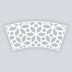 Serenity Cups + Cones Clay Stencil