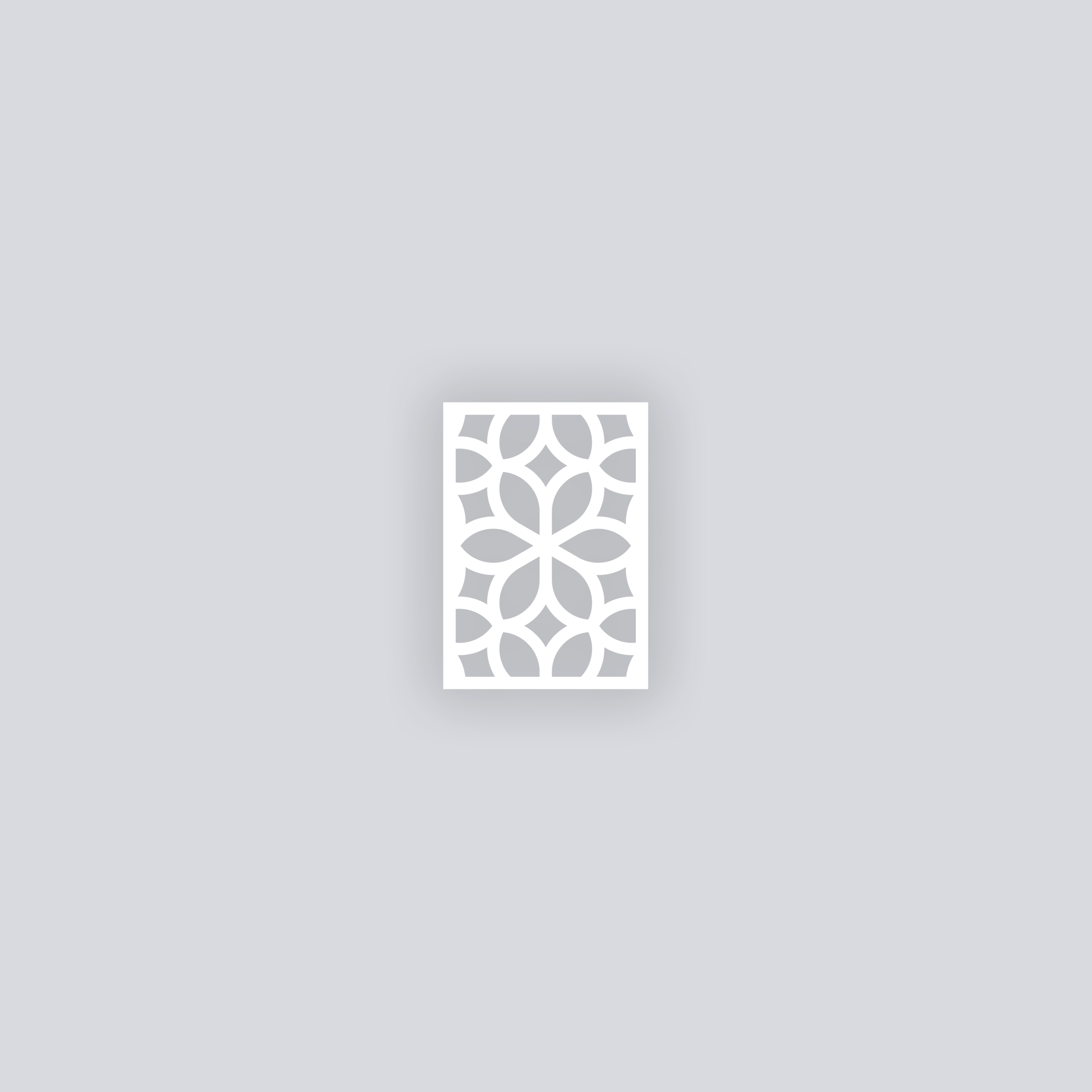 Serenity Rectangle Clay Face Stencil