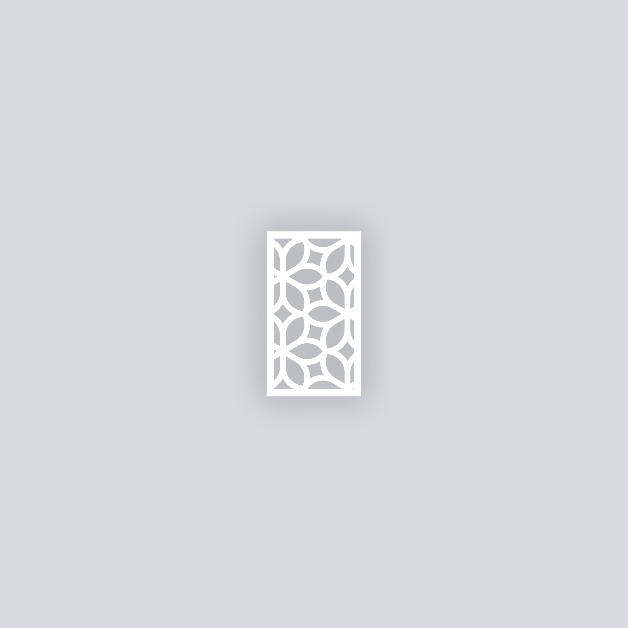 Serenity Rectangle Clay Face Stencil