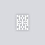 Serenity Rectangle Clay Face Stencil