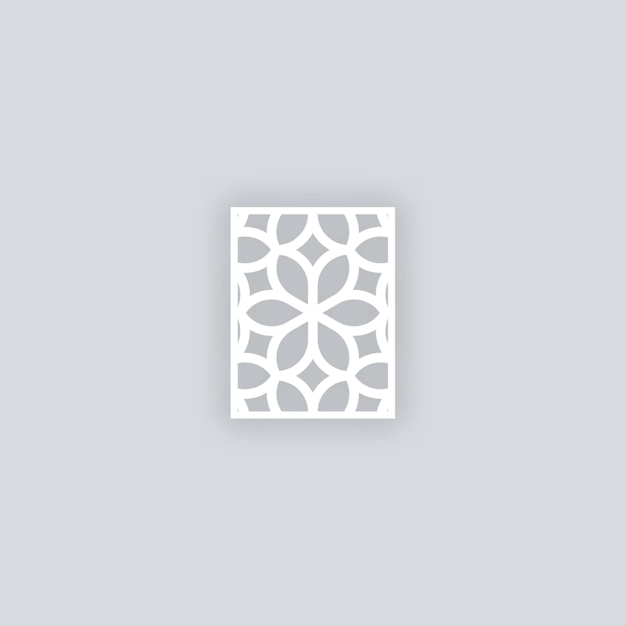 Serenity Rectangle Clay Face Stencil