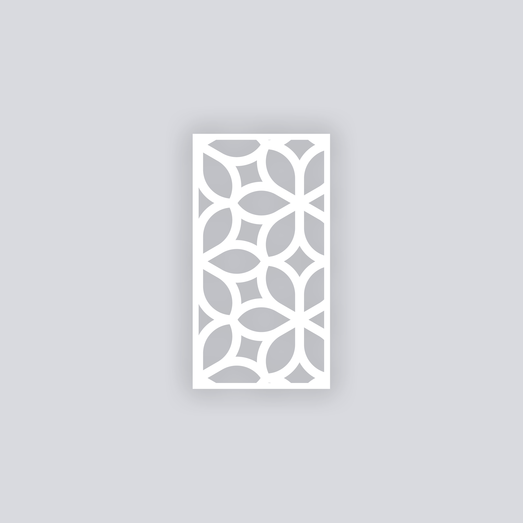 Serenity Rectangle Clay Face Stencil