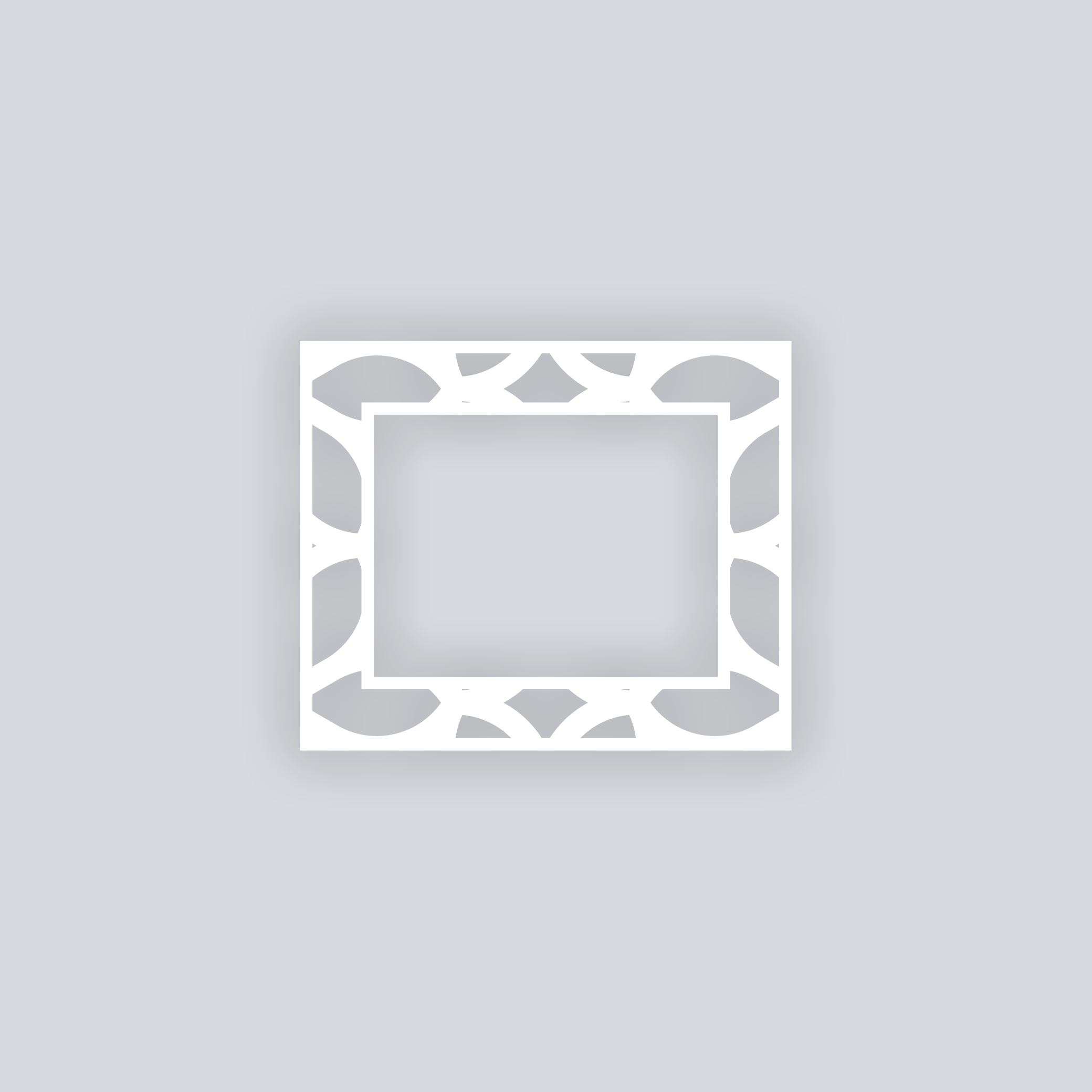 Serenity Rectangle Rim Clay Stencil