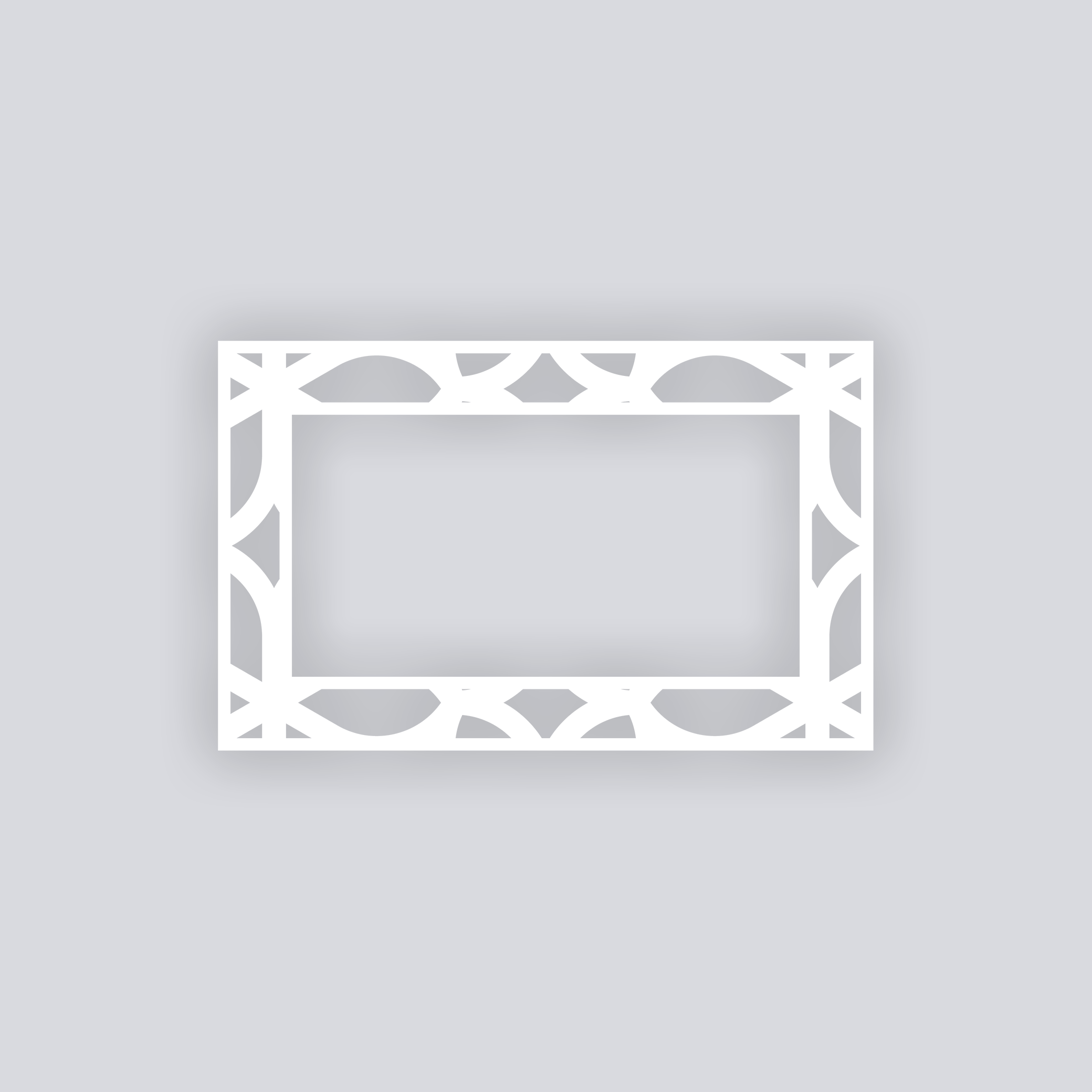 Serenity Rectangle Rim Clay Stencil