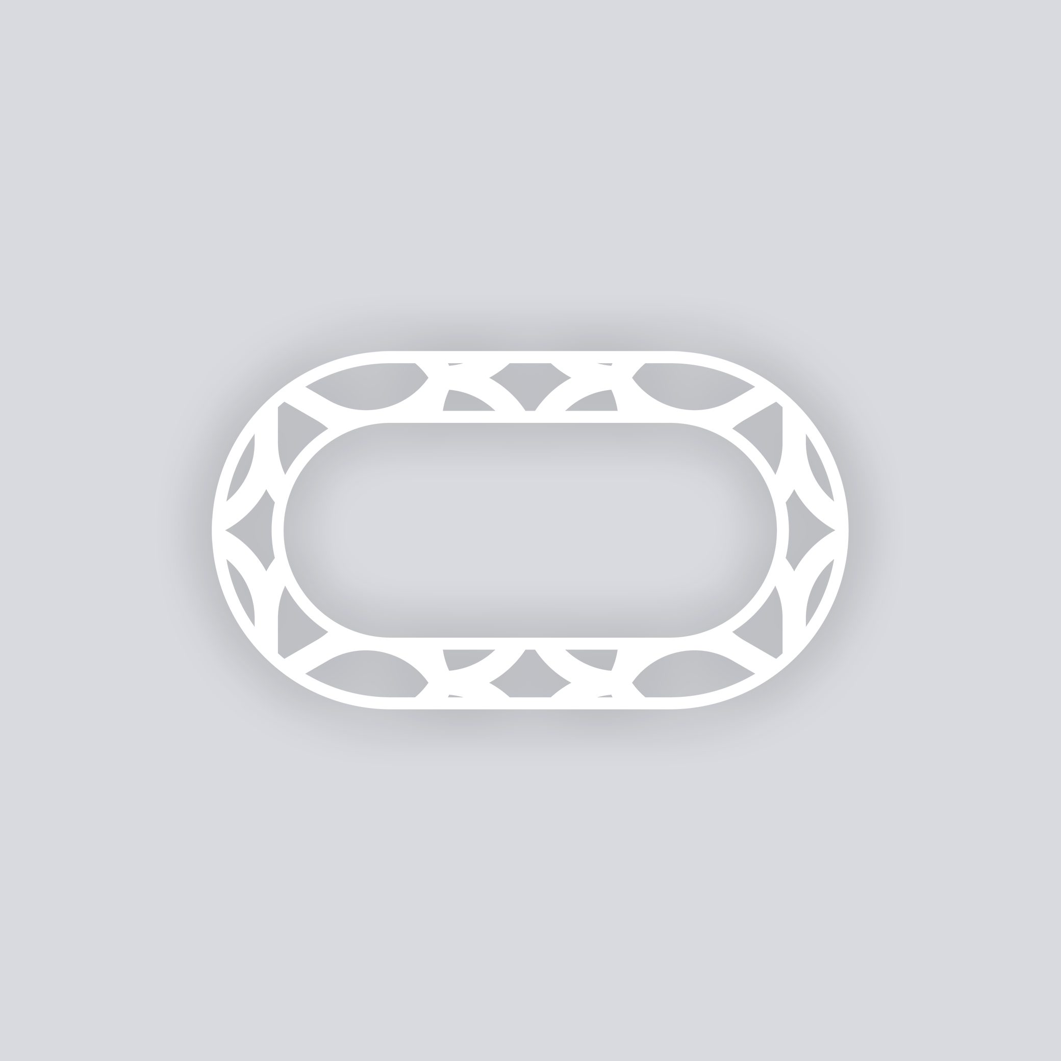 Serenity Rounded Rectangle Rim Clay Stencil