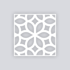 Serenity Square Clay Stencil