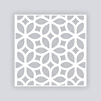 Serenity Square Clay Stencil