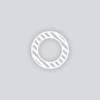 Snail Mail Stripes Circle Rim Clay Stencil