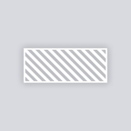 Snail Mail Stripes Rectangle Clay Face Stencil