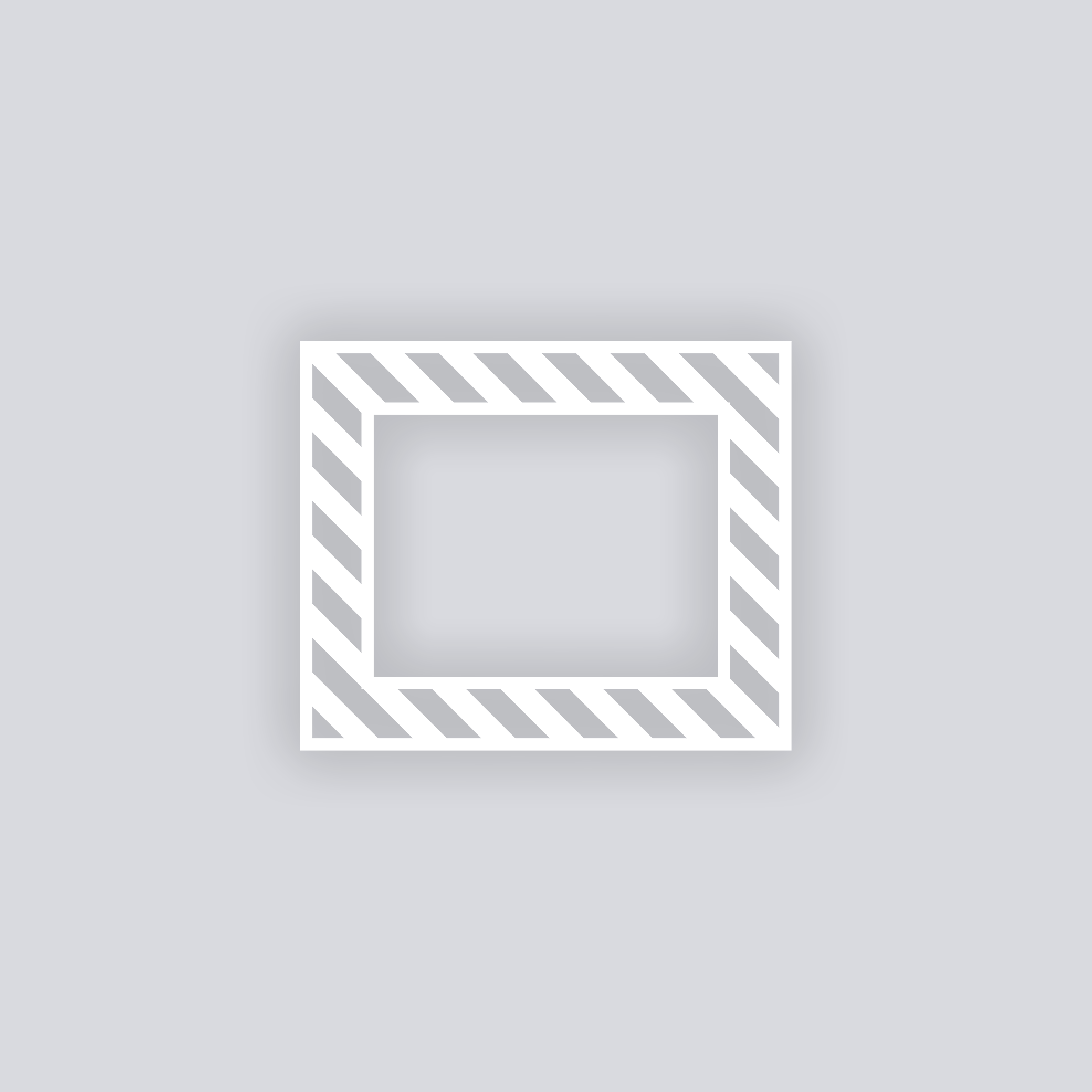 Snail Mail Stripes Rectangle Rim Clay Stencil