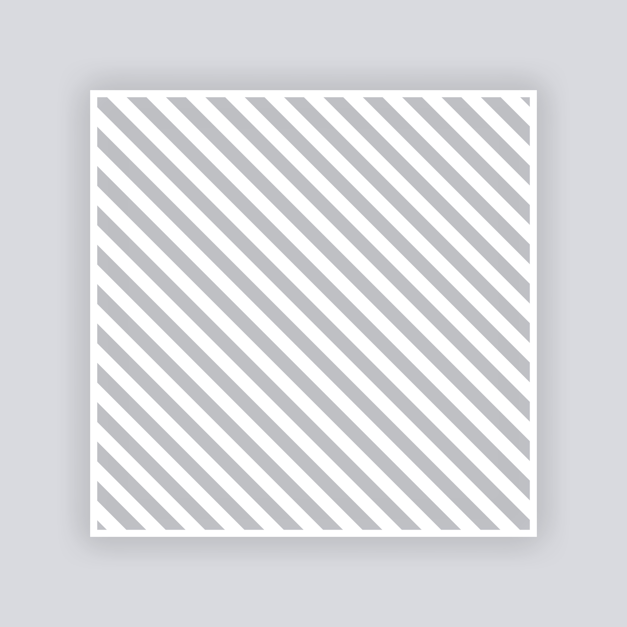 Snail Mail Stripes Square Clay Stencil