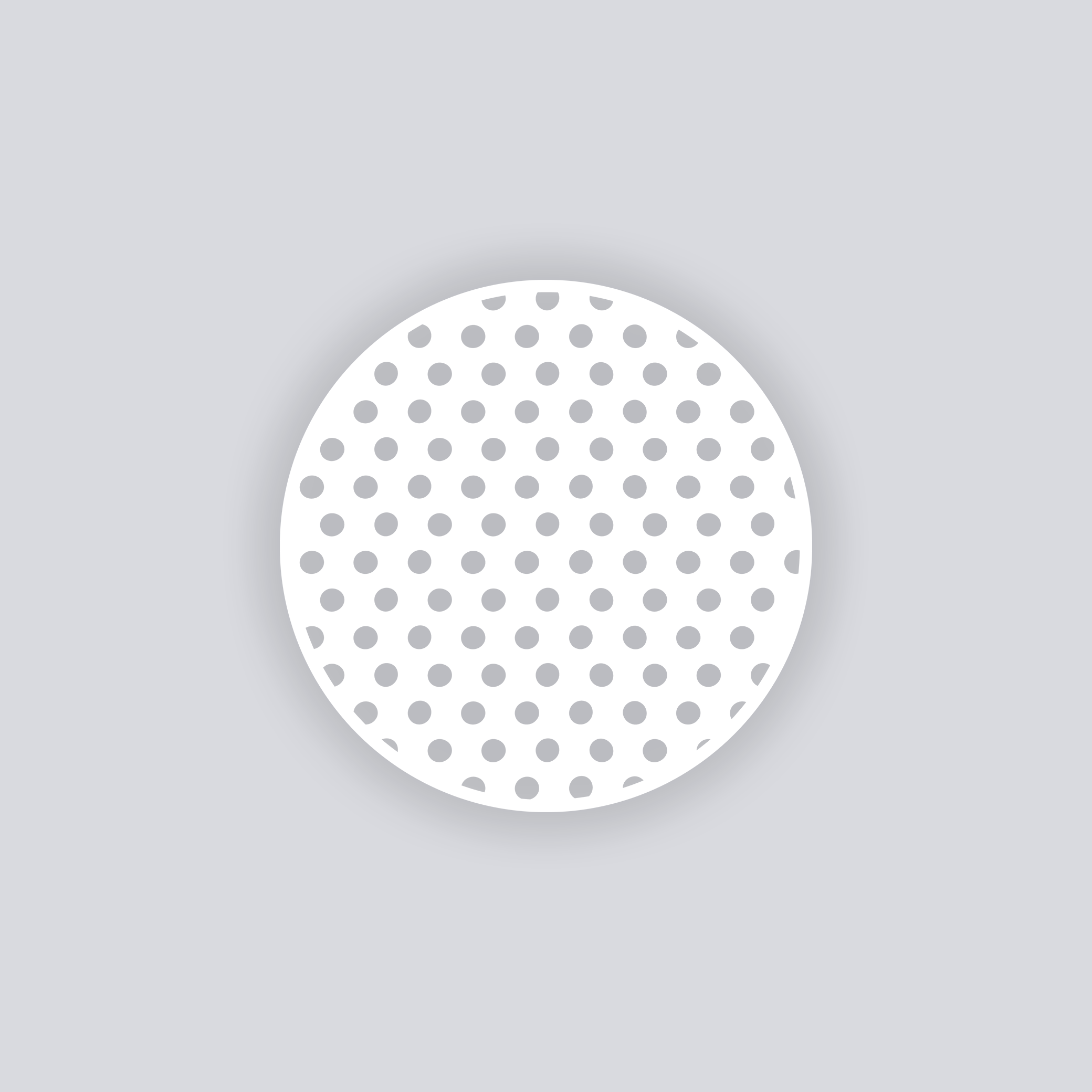 Spot On Circle Clay Stencil