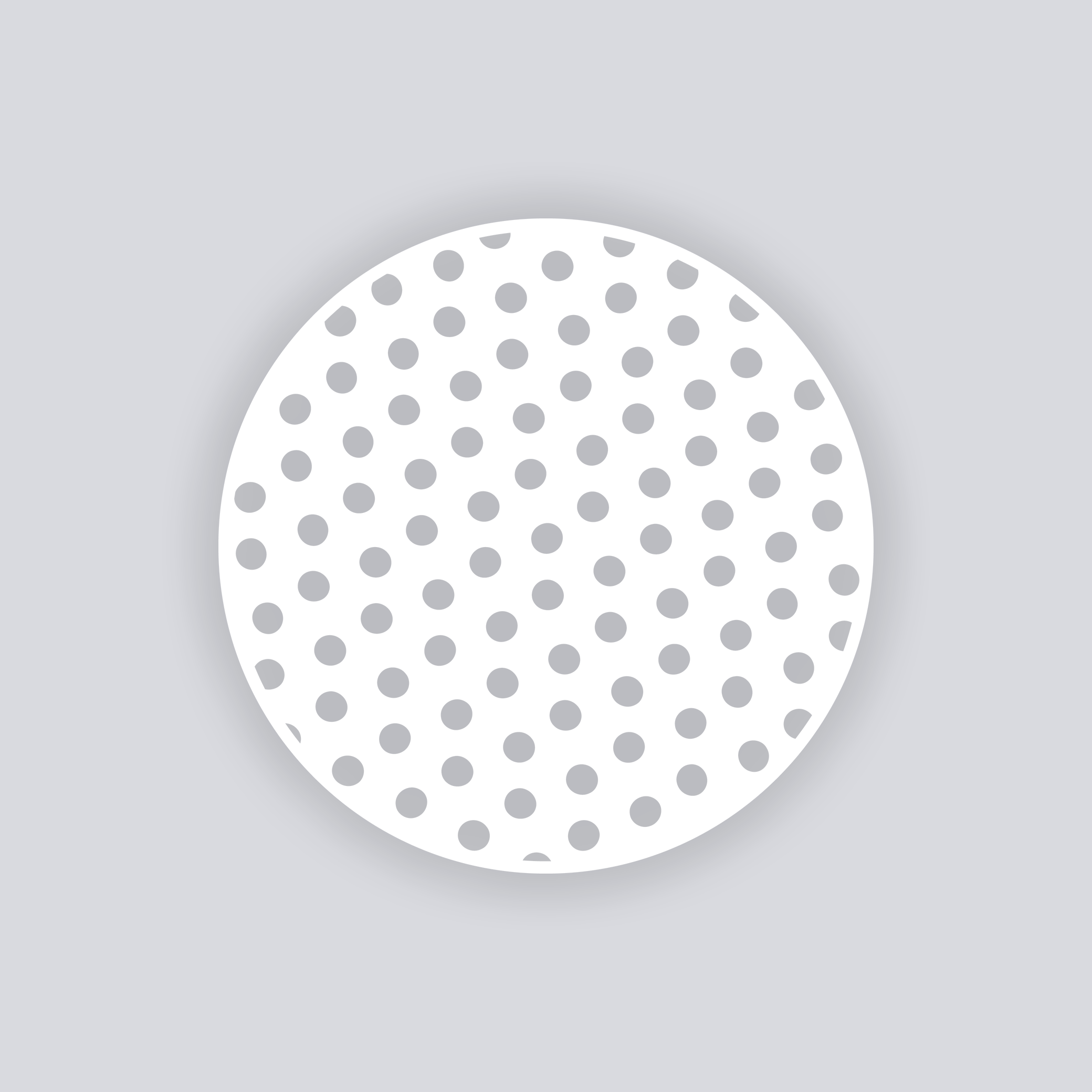 Spot On Circle Clay Stencil