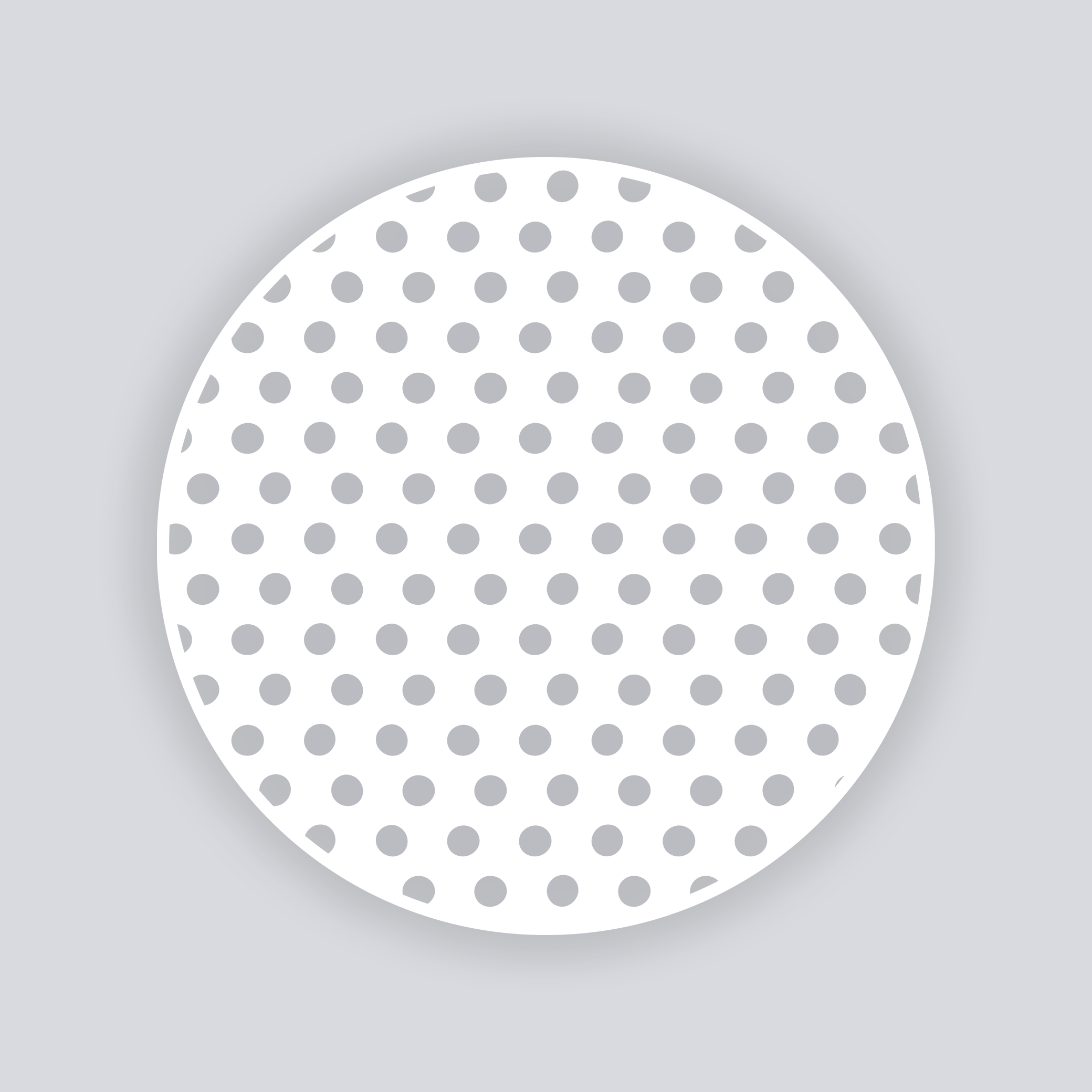 Spot On Circle Clay Stencil