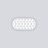 Spot On Rounded Rectangle Face Clay Stencil