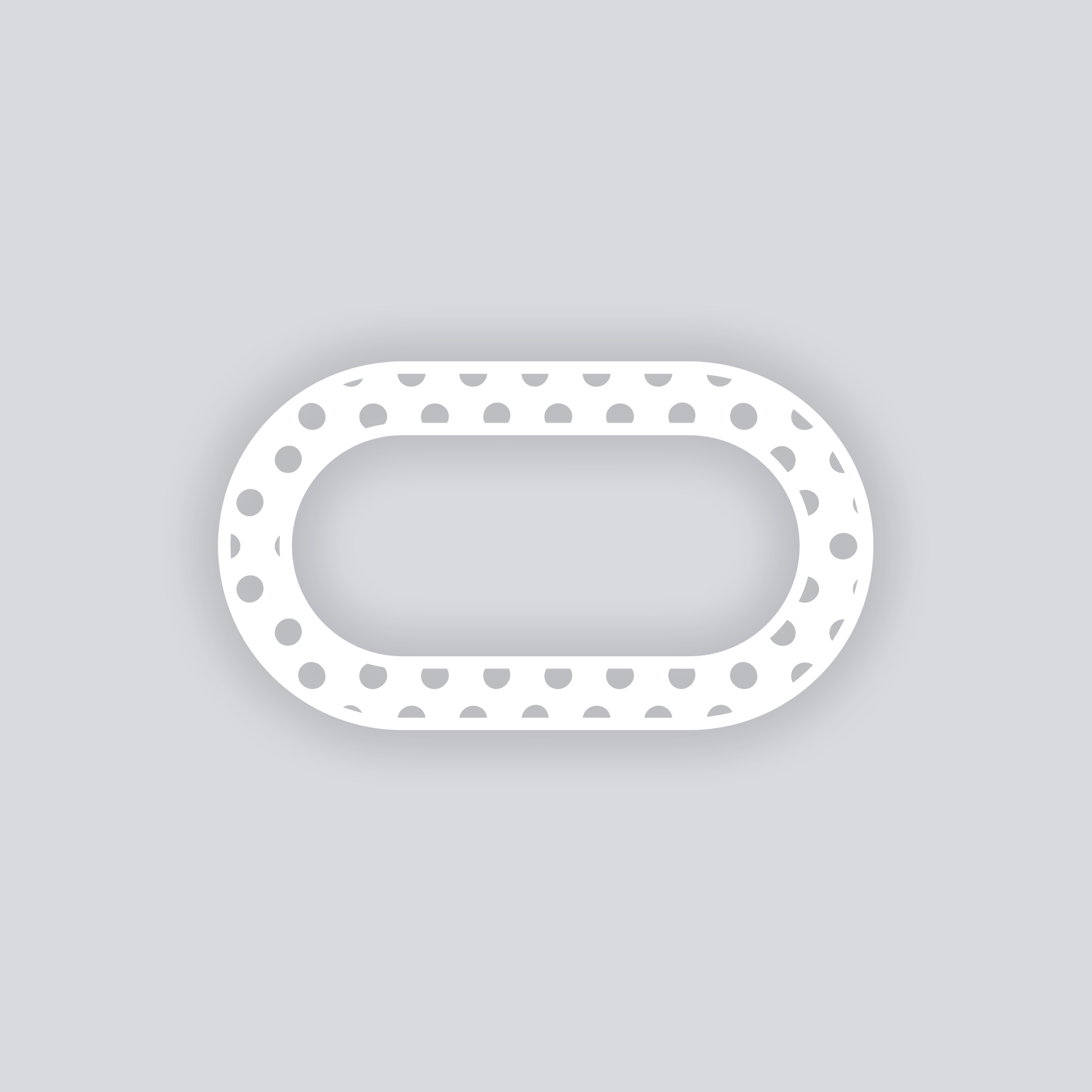 Spot On Rounded Rectangle Rim Clay Stencil