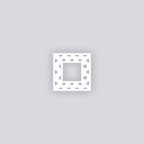 Spot On Square Rim Clay Stencil