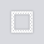 Spot On Square Rim Clay Stencil