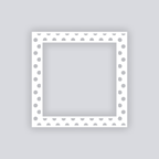 Spot On Square Rim Clay Stencil