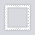 Spot On Square Rim Clay Stencil