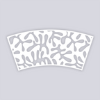 Squiggles Lg Cup Clay Stencil