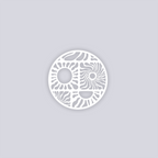Sun Block Circle Clay Stencil