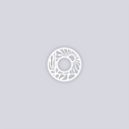 Sun Block Circle Rim Clay Stencil
