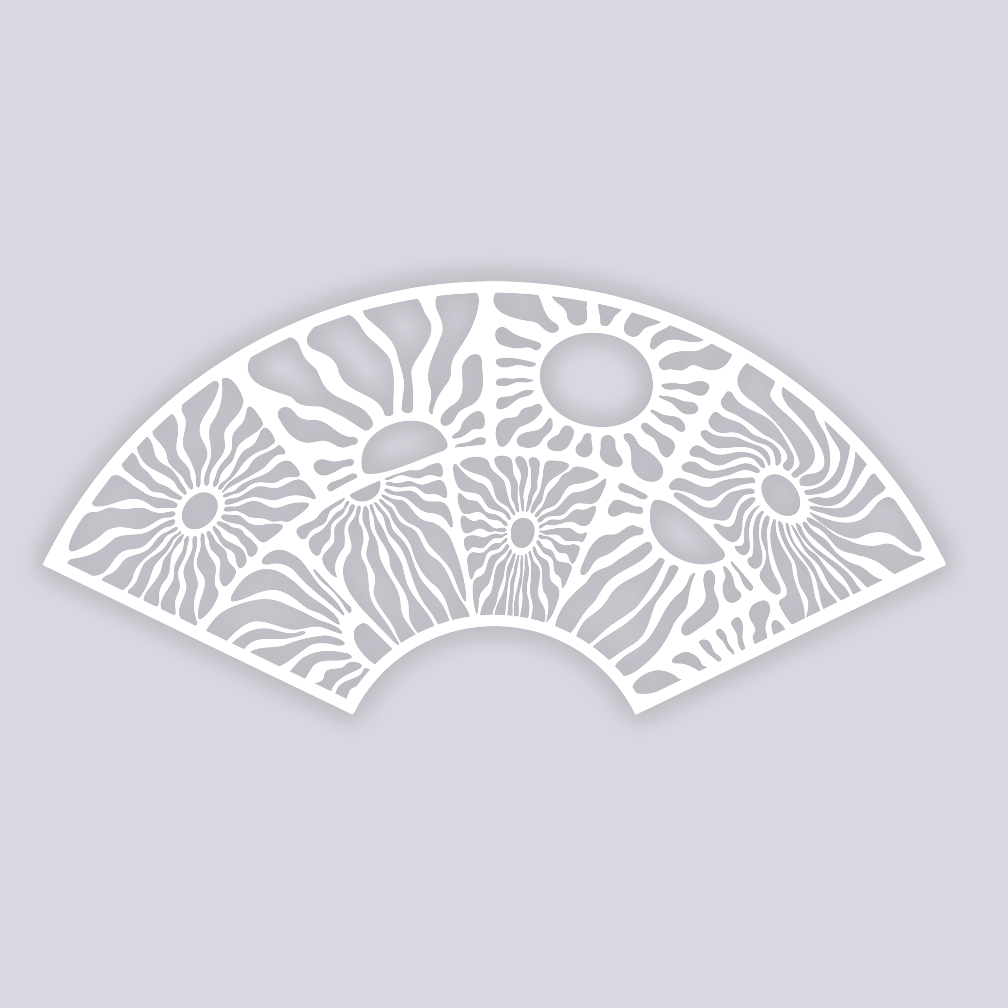 Sun Block Lg Cup Clay Stencil