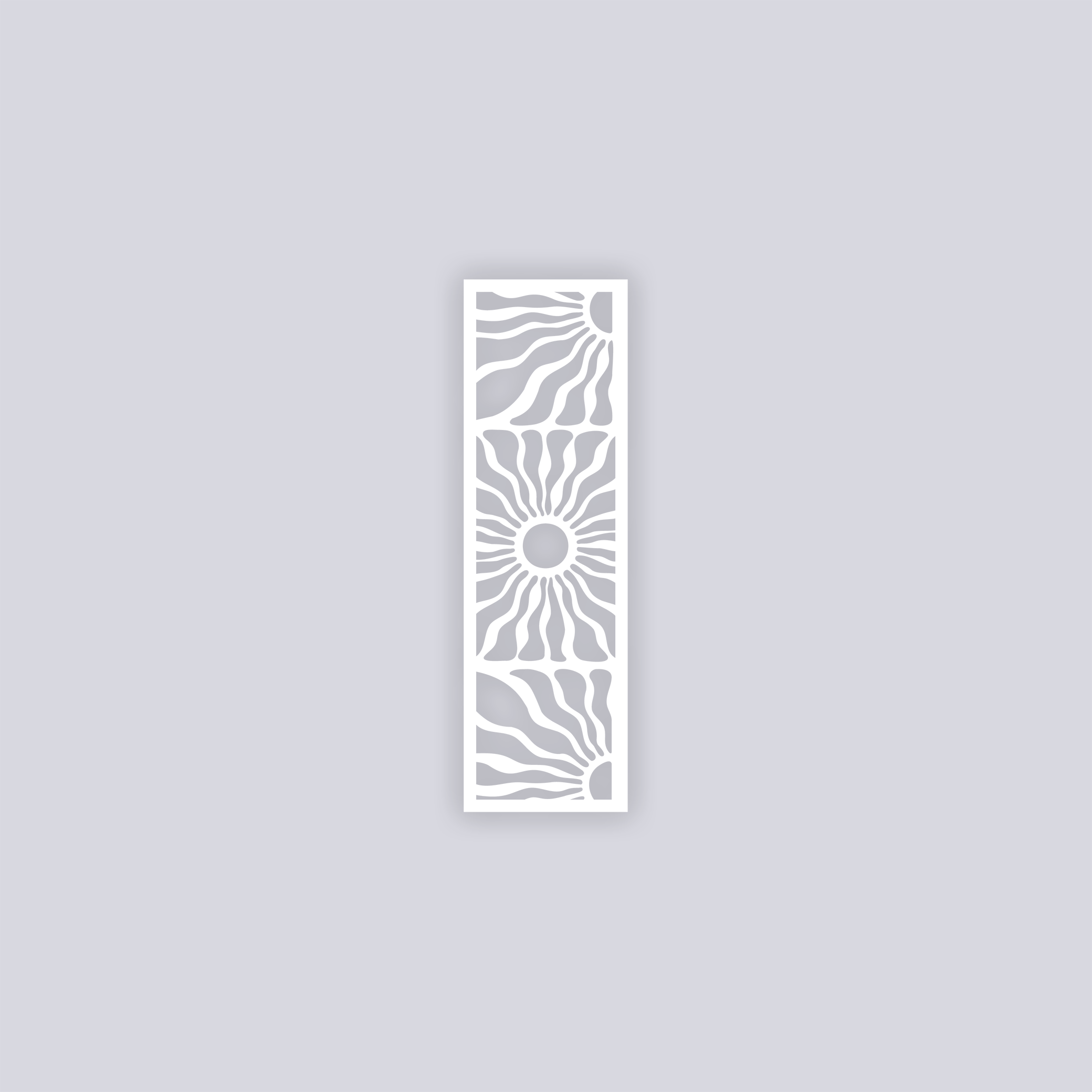 Sun Block Rectangle Clay Stencil