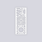 Sun Block Rectangle Clay Stencil