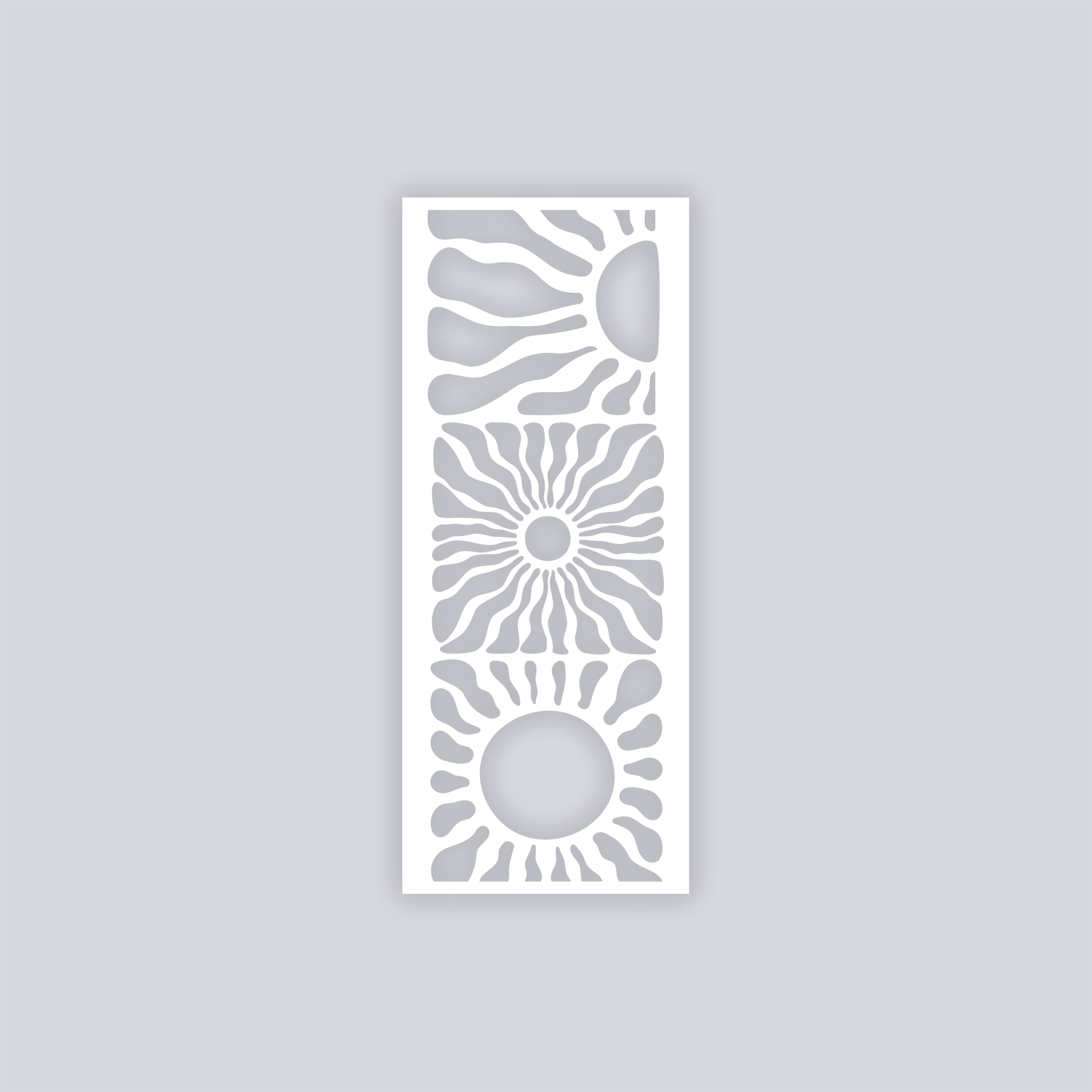 Sun Block Rectangle Clay Stencil