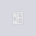 Sun Block Rectangle Clay Stencil