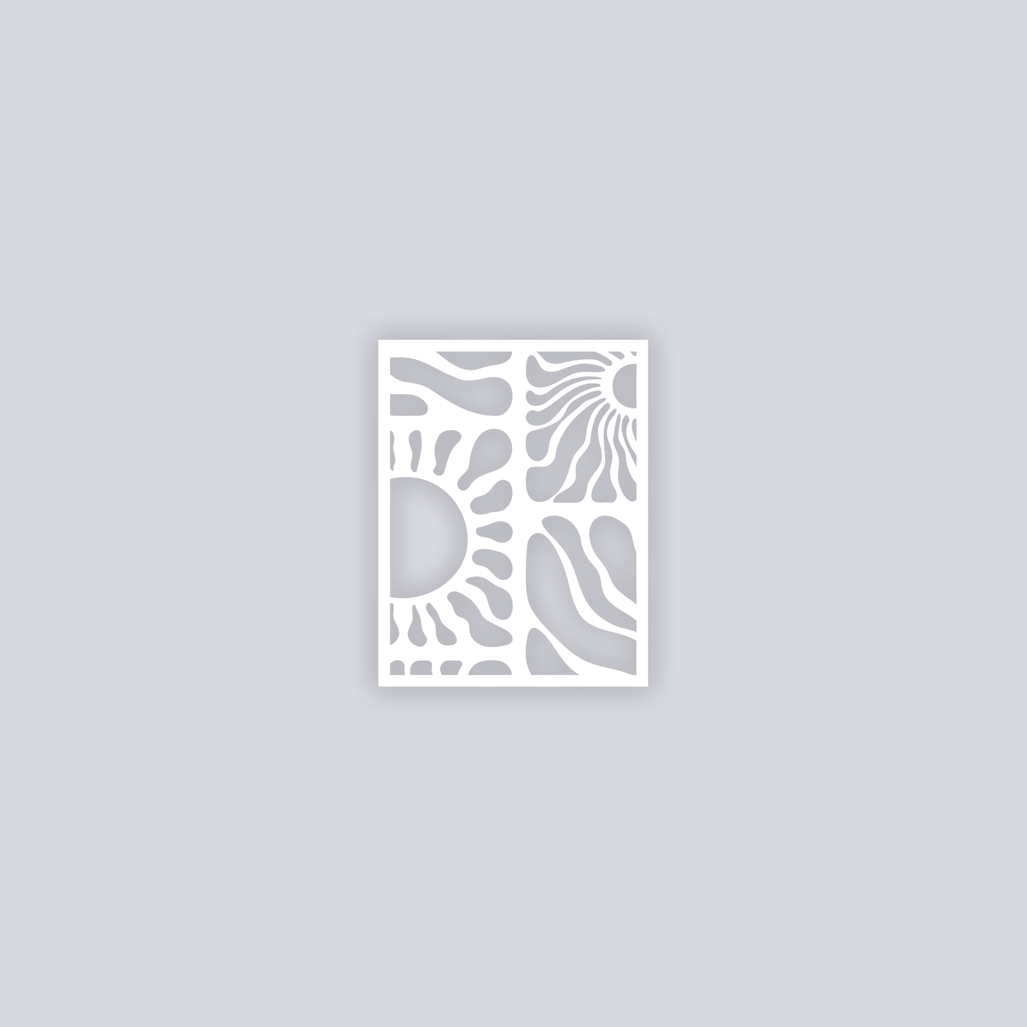 Sun Block Rectangle Clay Stencil
