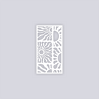 Sun Block Rectangle Face Clay Stencil