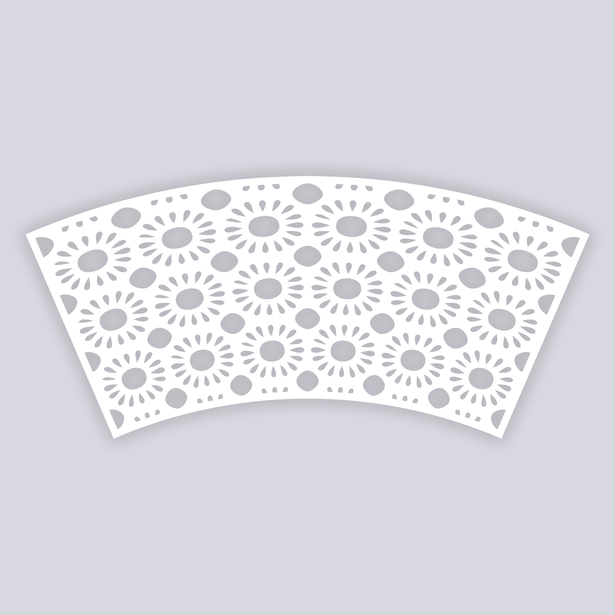 Sun Drops Lg Cup Clay Stencil