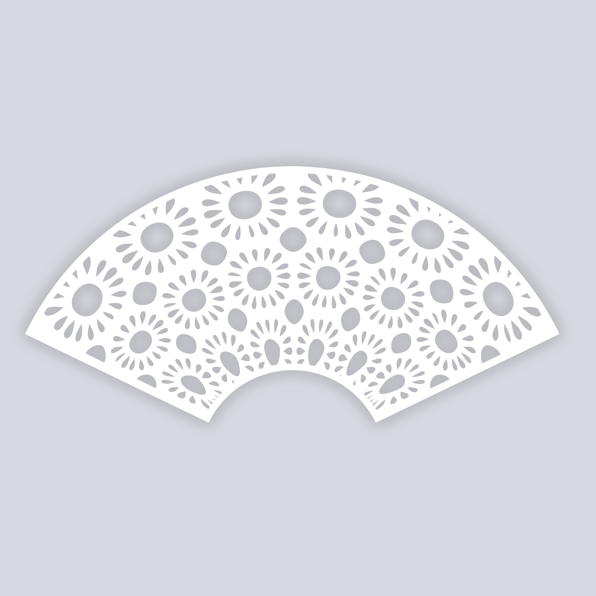 Sun Drops Lg Cup Clay Stencil