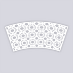 Sun Drops Lg Cup Clay Stencil