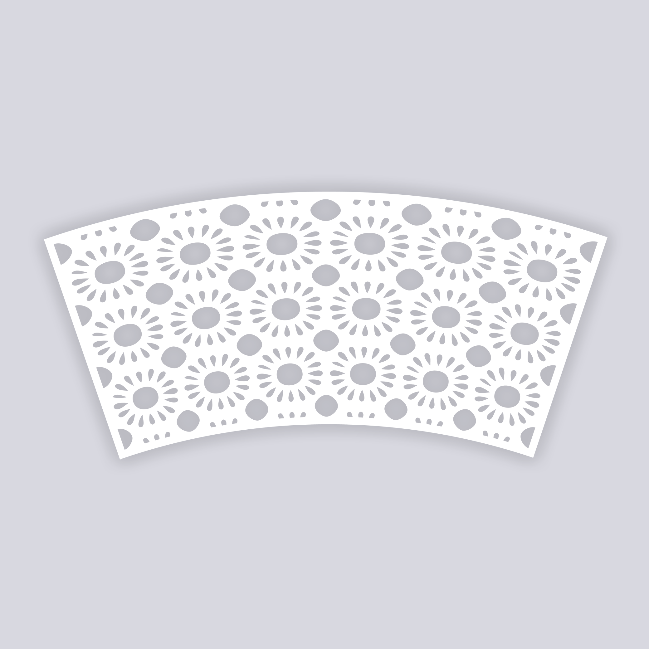 Sun Drops Lg Cup Clay Stencil