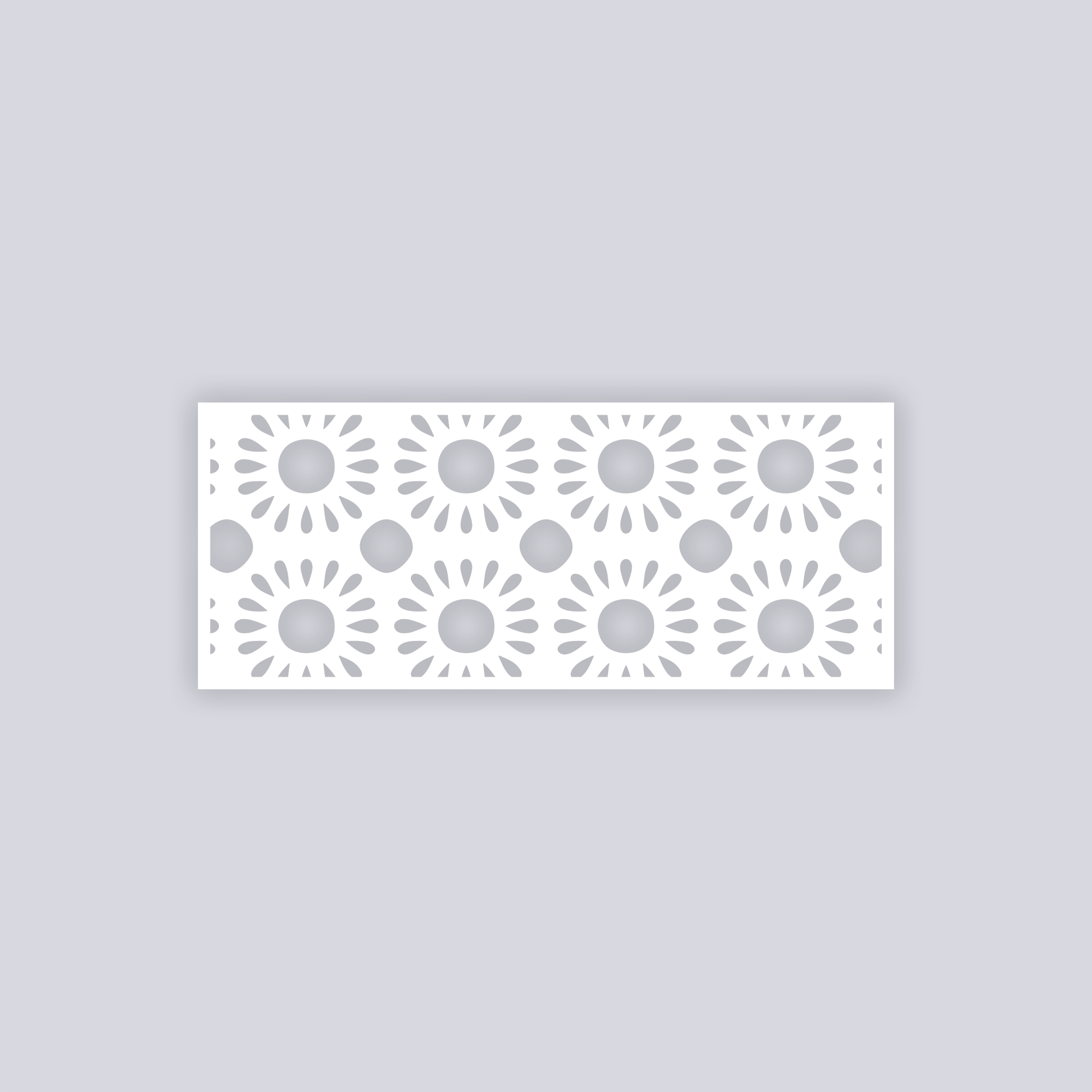 Sun Drops Rectangle Clay Stencil
