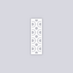 Sun Drops Rectangle Clay Stencil