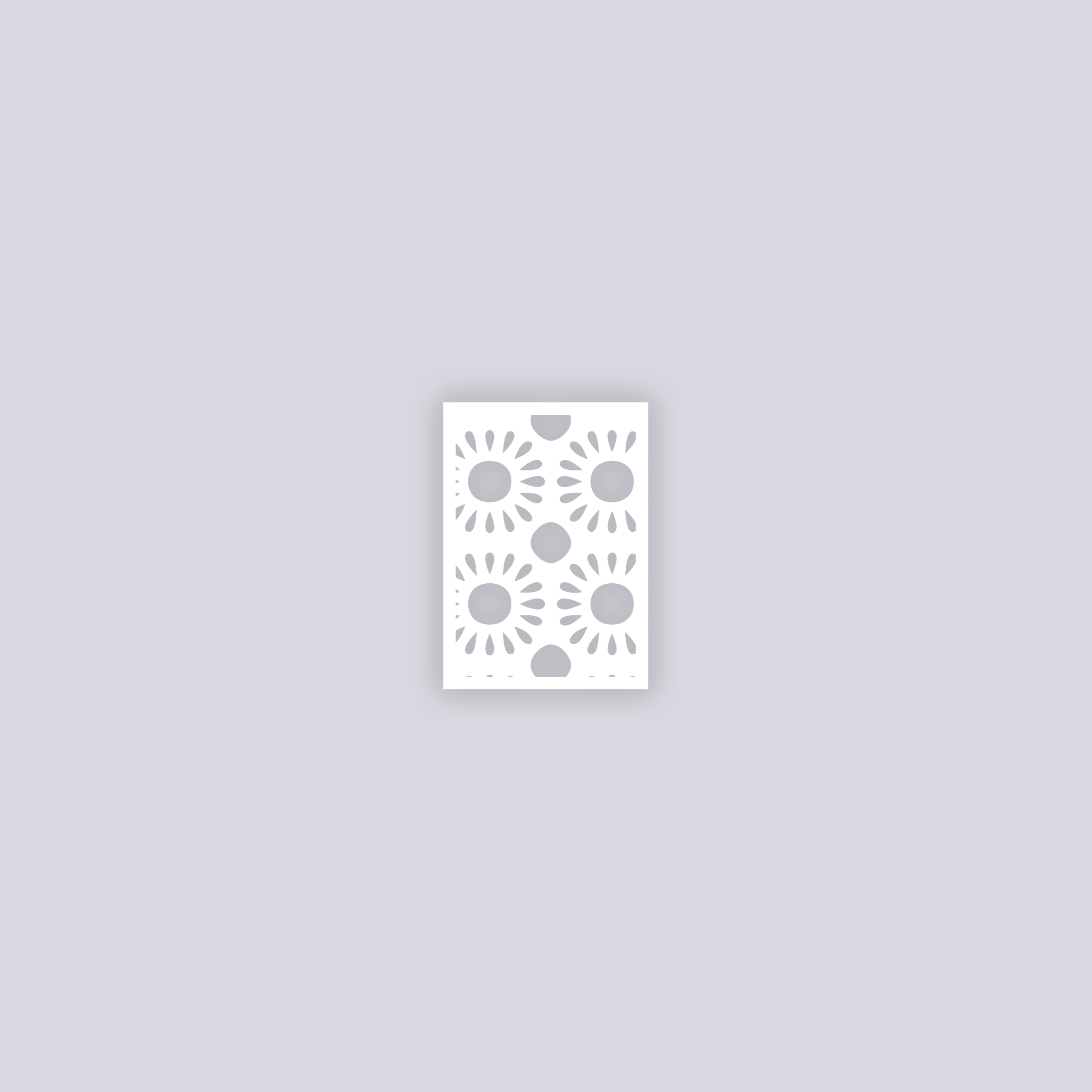 Sun Drops Rectangle Clay Stencil