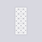Sun Drops Rectangle Clay Stencil