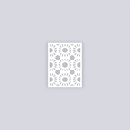Sun Drops Rectangle Clay Stencil